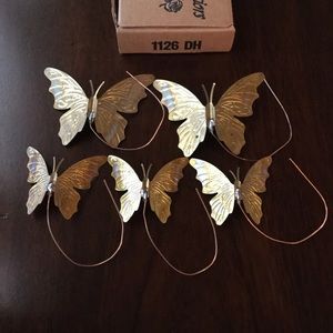 Accents - Home Interiors Vintage Butterflies Metal Wall Art Accents - Home Interiors Vintage Butterflies Metal Wall Art